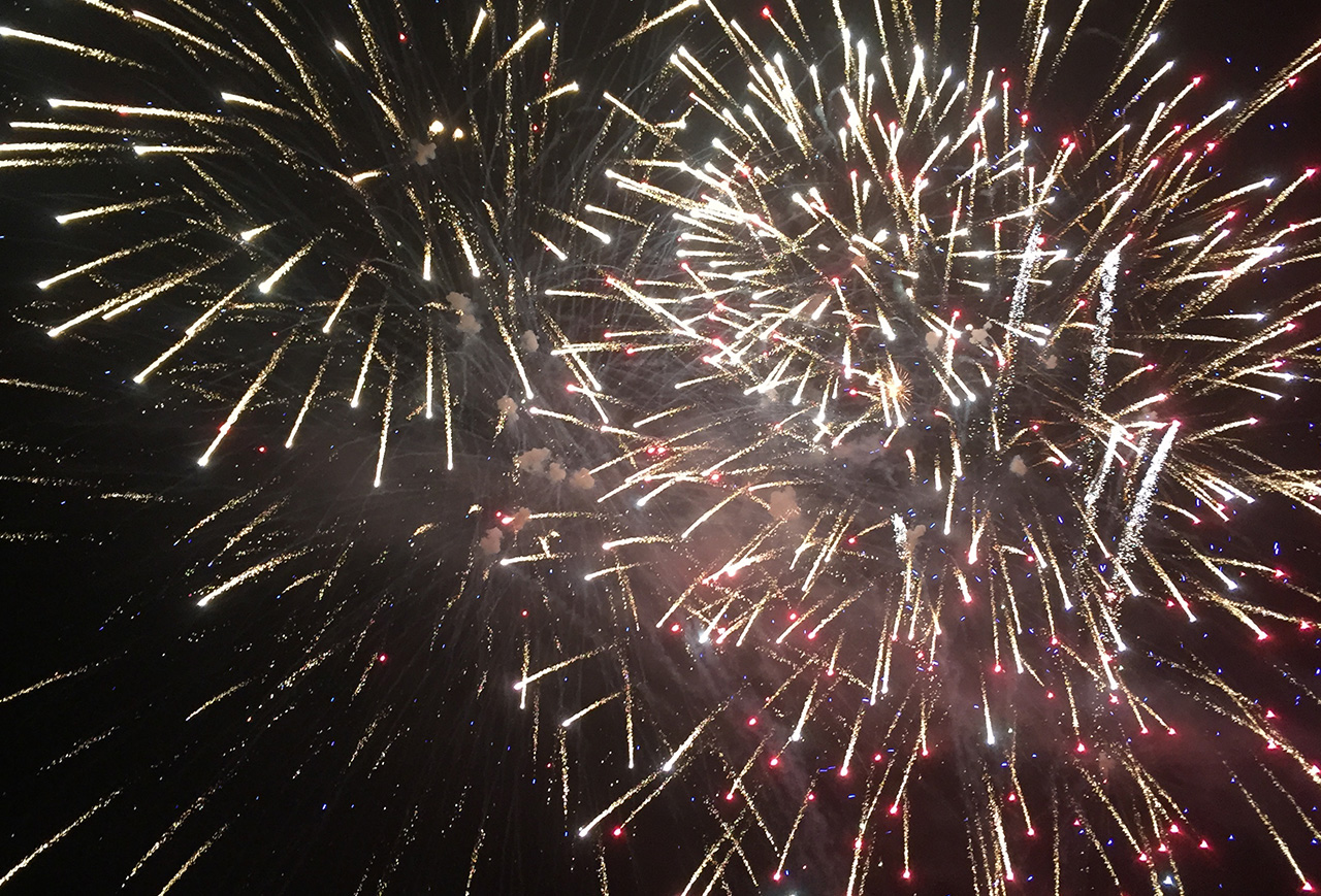 Fireworks in Piketon, Ohio